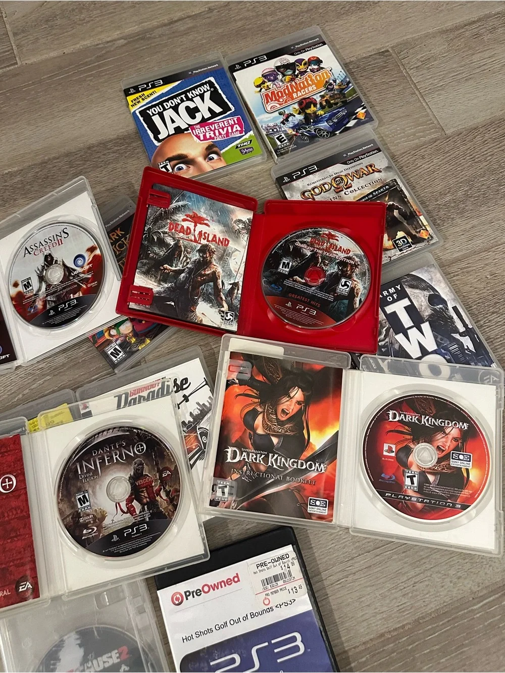 VTG PlayStation 3 Video Games Lot (20) God Of War: Origins Collection & Burnout